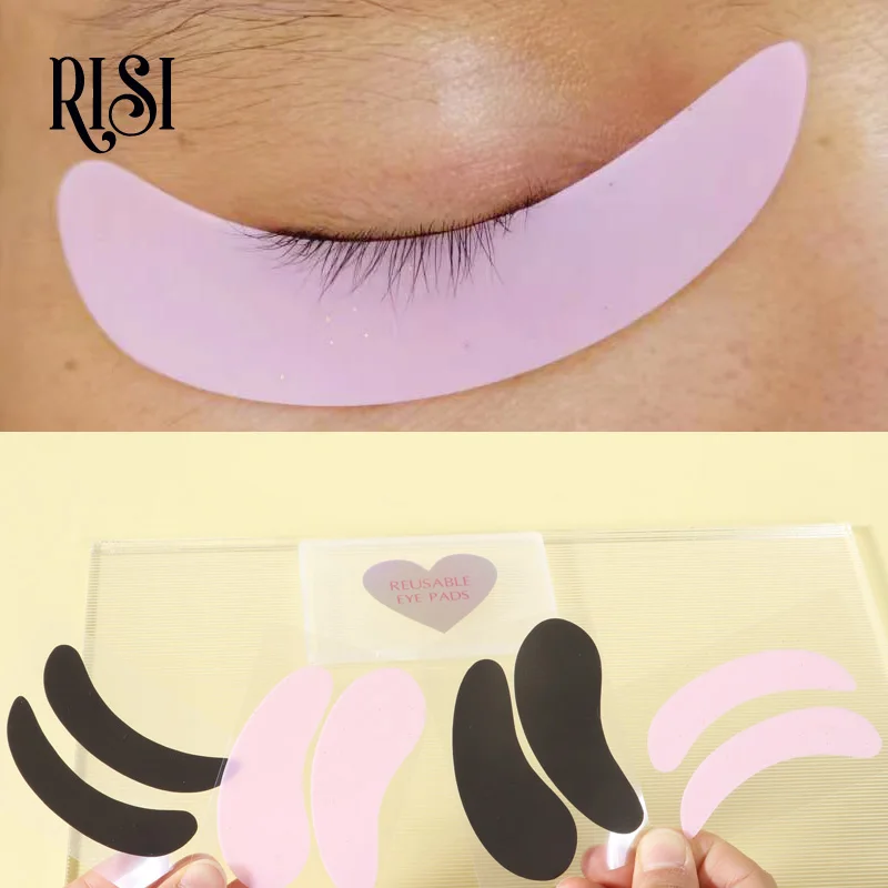 RISI Eyelash Perm Silicone Eye Pads Eyelash Lash Lifting Curler Patch Tools Under Eye Patches Lash Lift Pads Silicone