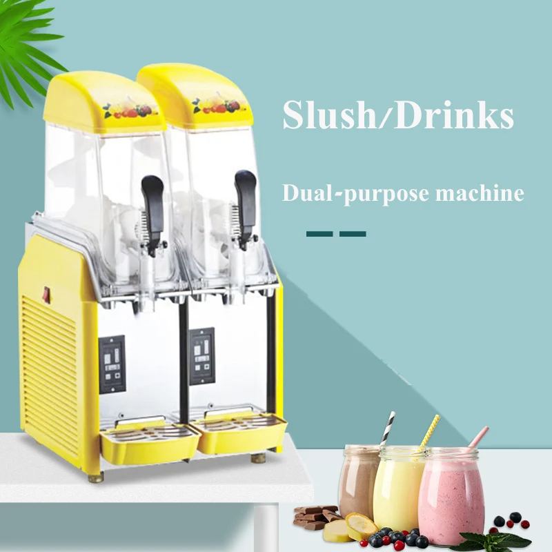 

Commercial smoothie slushie machine granita daiquiri ice slash frozen drink making slush machine