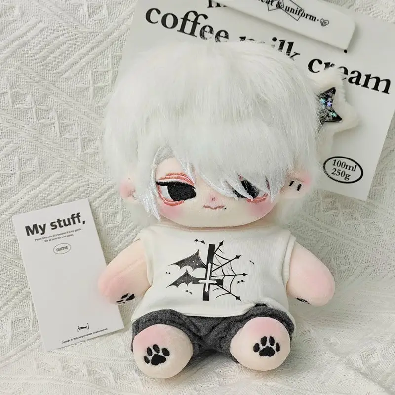 

20 см аниме Danganronpa Nagito Komaeda фигурка мальчика косплей мягкое плюшевое платье хлопковая кукла с мягкой плюшевой подушкой игрушки подарок