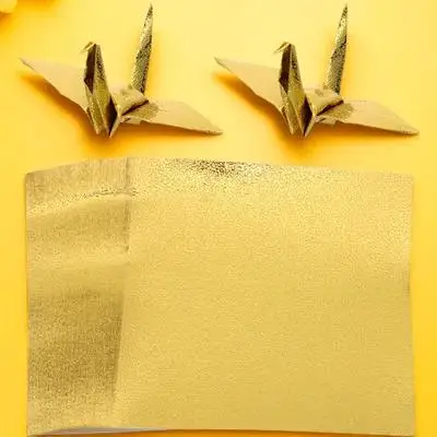 100Pcs DIY Origami Paper Square Foldable Paper for Handicraft Art School Projects Parent Child Interaction Brain Development