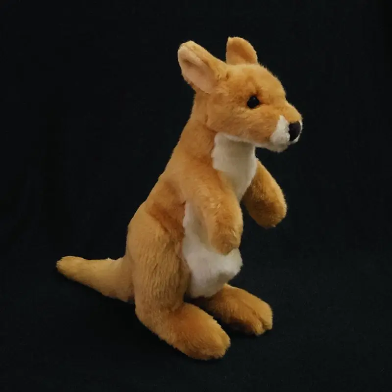 

Simulated Kangaroo Doll Australian Kangaroo Wildlife Doll Plush Toy Lifelike Animals Simulation Stuffed Dolls Kawaii Toy Gifts