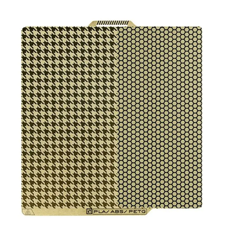 

A29F-For Bambulab P1s Build Plate Upgrade PEI Snowflake Vortex Honeycomb Sheet 257X257mm For Bambulab X1c A1