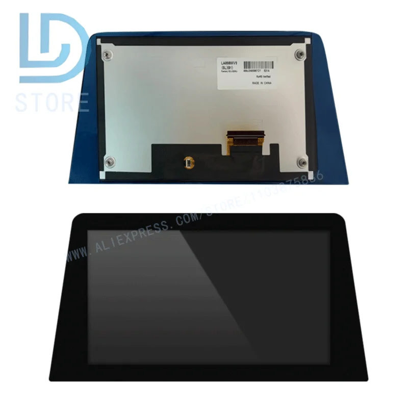 96160M7070wk Radio navigation screen touch screen Fo-r Ki--a Forte Nav 20119-2021 LA080WV9-SL01/-05/-09