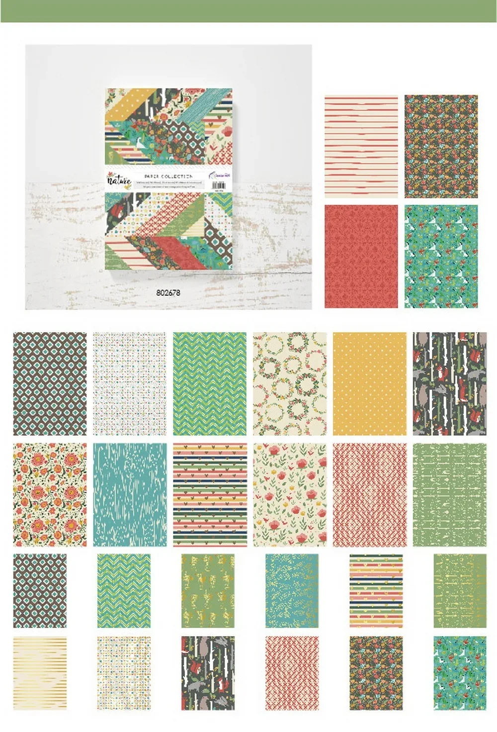 Kreatives Papier 6*4 Zoll mit Blumenmuster für Journaling und Scrapbooking A5 A6 Vintage Blumendesign Scrapbook Hintergrundpapiere – Detail 22