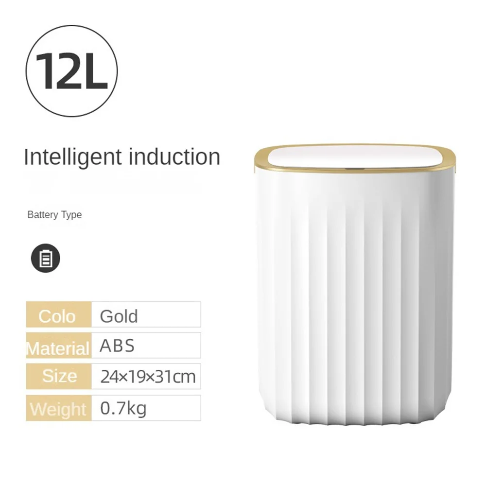 

Smart Sensor Trash Can Desk Small Lovely Mini Light Luxury Wind Mini Basket Bucket Small Papelera Escritorio