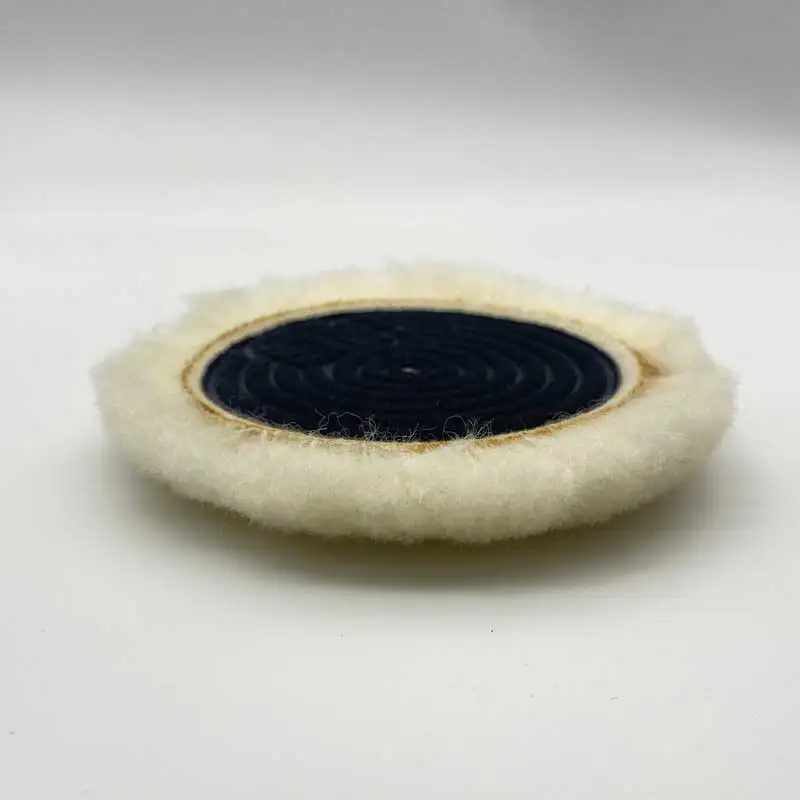 4-Inch Wool Ball Special For Polisher Automotive Detailing Wool Pad Self-Adhesive Wool Ball Polishing Pad High-Density Wool Ball
