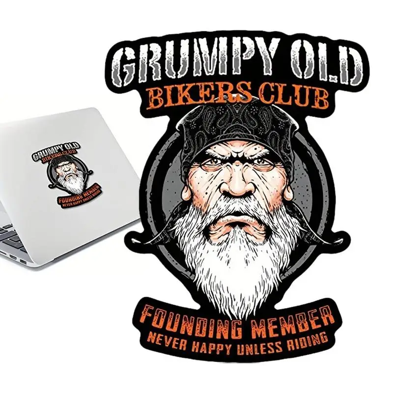 

Grumpy Old Men Decal Grumpy Old Man Stickers For Motorcycles Car Front Rear Window Windshield Decal Sticker For Motorcycles