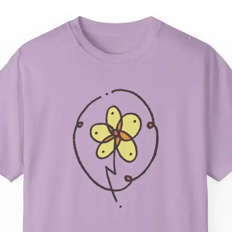 Flower Promise Ring Daisy T Shirt for Mom Mama Mothers Daughter Dad Wife Husband Wildflower Botanical Art Floral Oversized