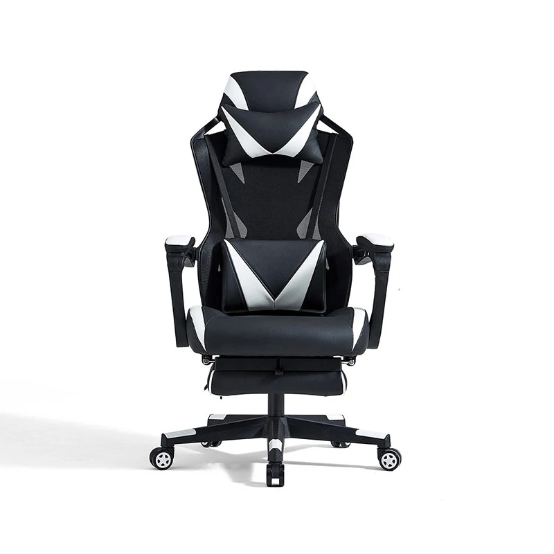 Vintage Black Gaming Chairs Ergonomic Leather Folding Moderno Gaming Chairs Stylish Recliner Sillas De Oficina Furnitures