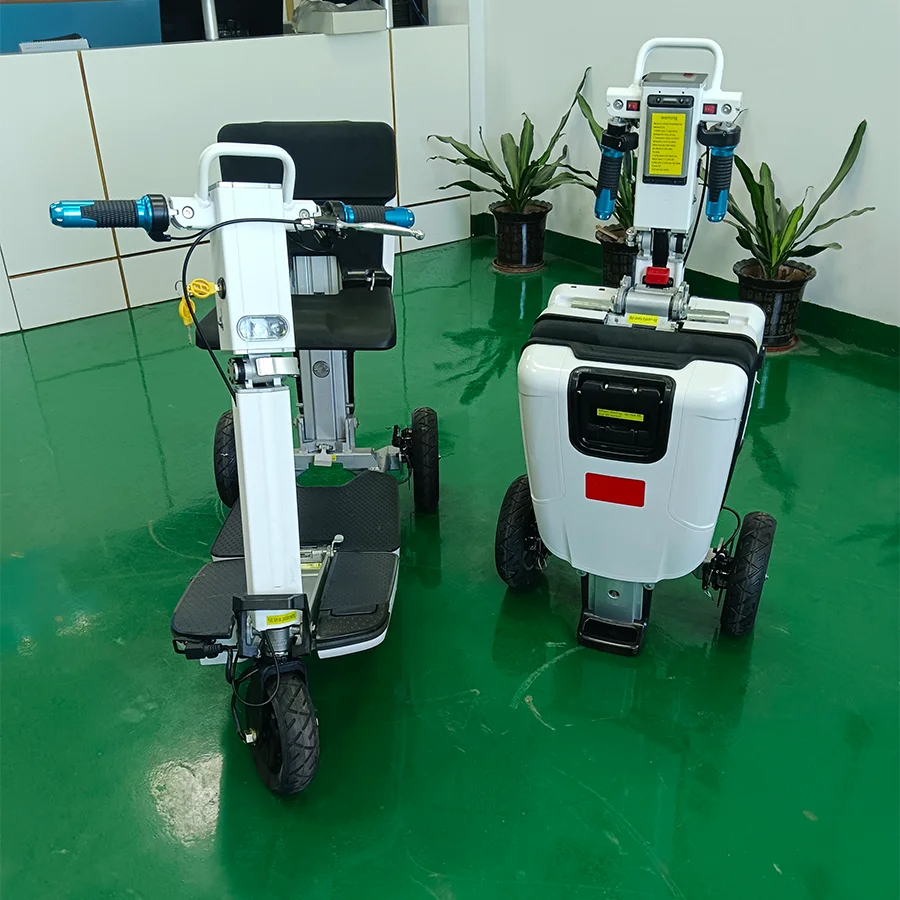 

Электрический трехколесный велосипед 350 Вт, 48 В, мобильный скутер для пожилых людей, несколько режимов, 3-колесный маленький портативный электрический скутер