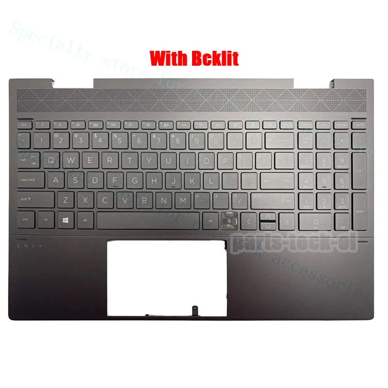 

A+ New For HP ENVY X360 15-EE 15M-EE0013DX Palmrest Cover & Keyboard L93119-001