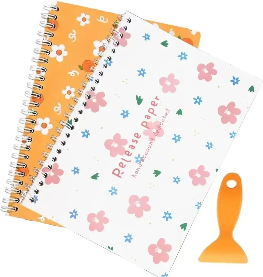A5 Size Sticker Collecting Albums Release Paper Sticker Collection Book Gift for Washi Tape Storage