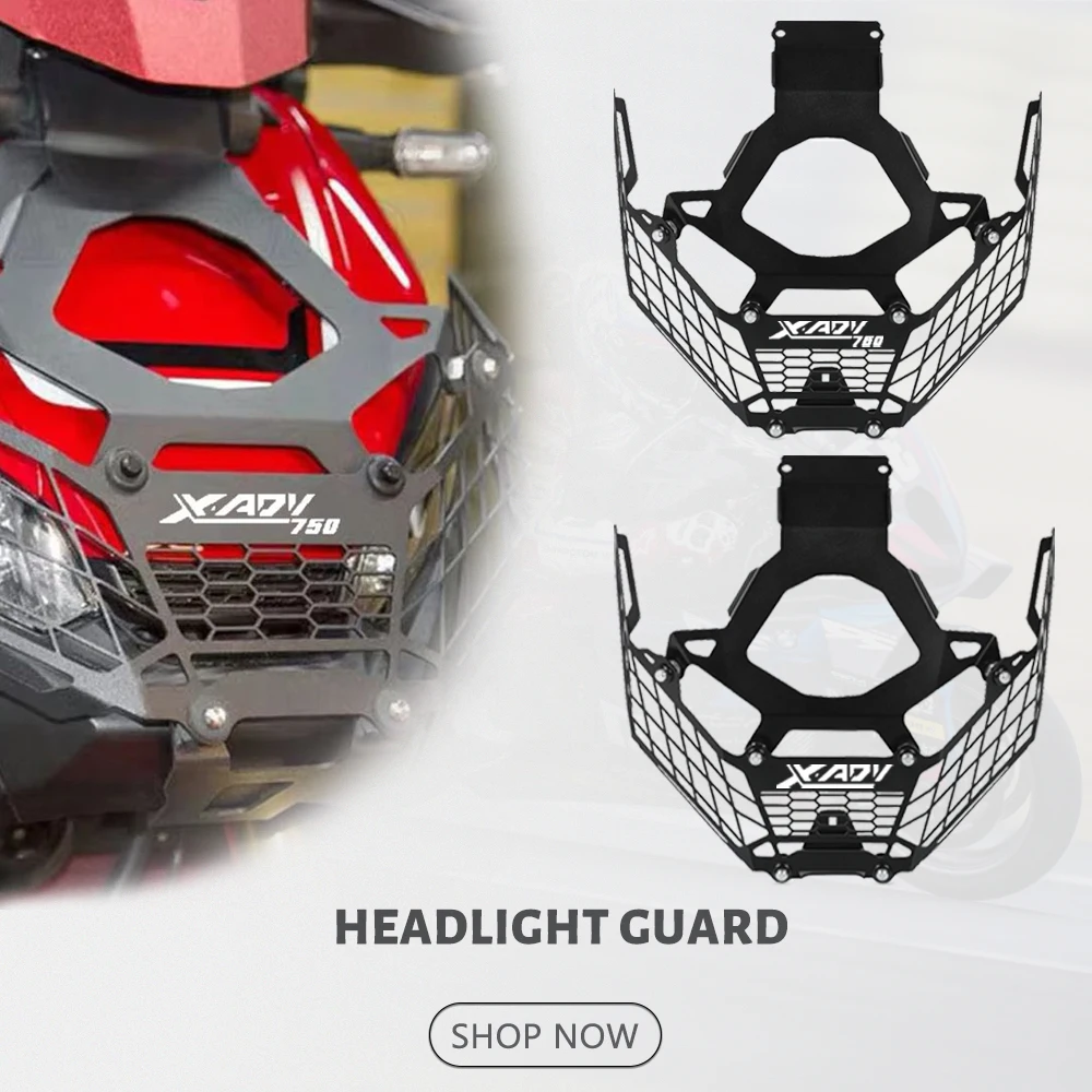 

For HONDA XADV X-ADV 750 XADV750 X-ADV750 2017-2020 Motorcycle Parts Headlight Headlamp Grille Shield Guard Cover Protector