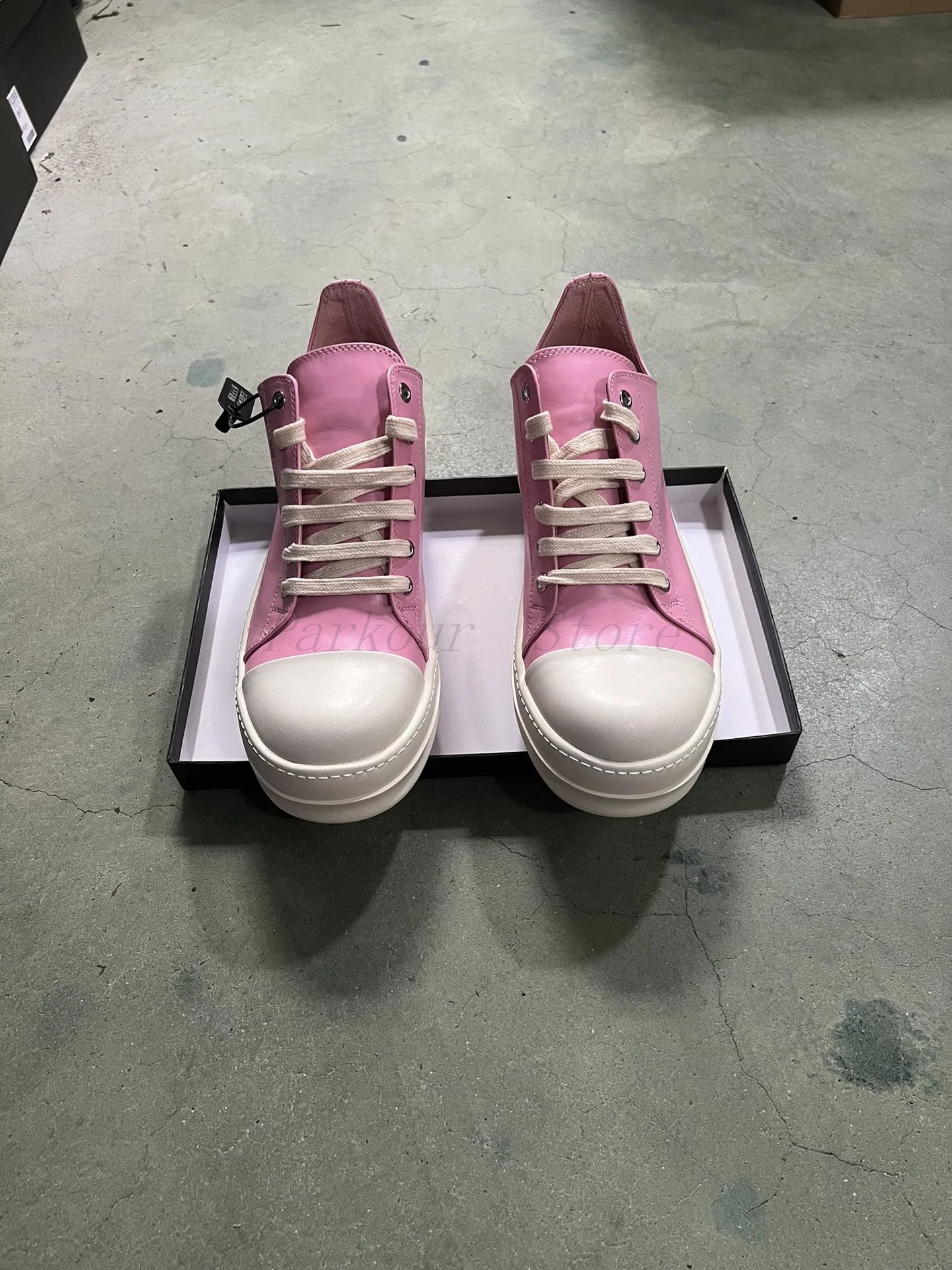 

Розовые низкие повседневные туфли из воловьей кожи, спортивное качество, модные мужские и женские классические дизайны, новый стиль