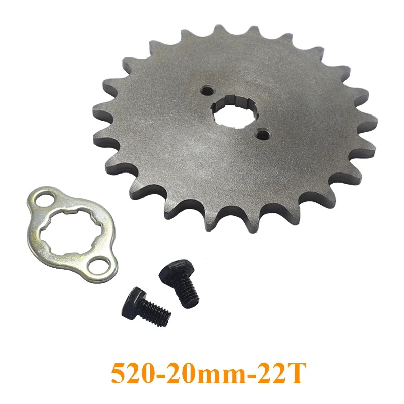 520 20mm 10T 11T 12T 13T 14T 15 16 17 18 19 20 T Front Engine Sprocket For Honda Lifan ZongShen YCF ATV Quad Dirt Pit bike Buggy