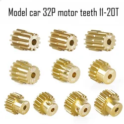 32P M0.8 3.175mm 11T 12T 13T 14T 15T 16T 17T 18T 19T 20T 7075 Aluminum alloy Metal Pinion Motor Gear For 1/10 RC Model Car