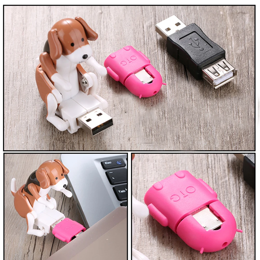 Smartphone USB Cable Charging Funny Humping Dog Fast Charger Cable Cute Humping Stray Dog Fast Charger Cable