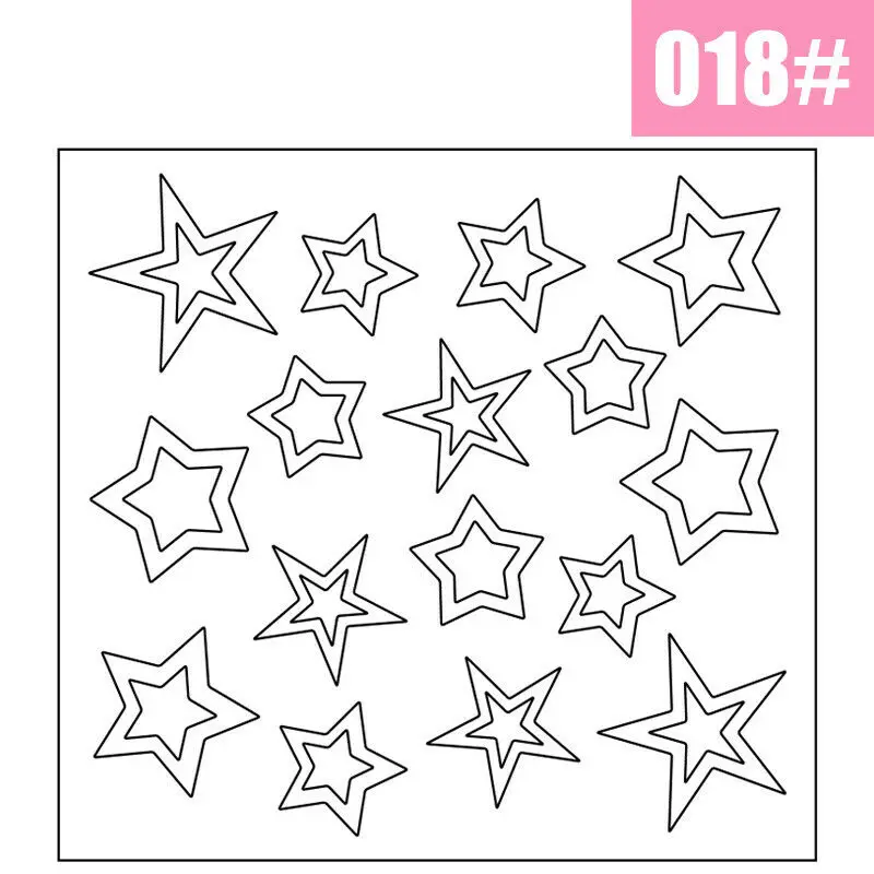 5-teiliges Nail-Art-Schablonen-Set für französische Maniküre, einfache Anwendung von Nagellack, Aufkleber für perfekte Nagelspitzen – Detail 22