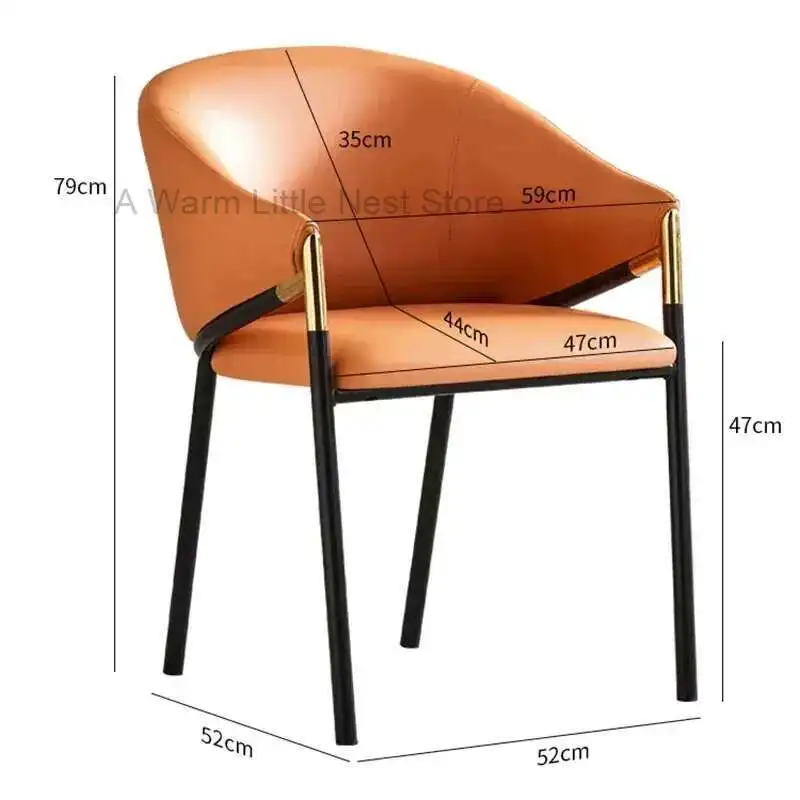 Living Room Armchair Kitchen Chairs Luxury Floor Nordic Dining Room Chairs Comfortable Sedie Da Pranzo Kitchen Furniture