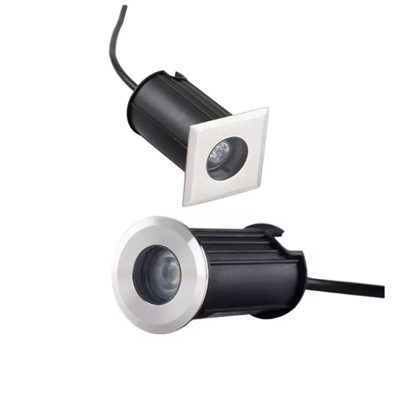 

Underground Light Recessed Spotlight Waterproof Deck Step Stair 12V 3W 220V IP67 LED Garden Light Round Square Wall Floor Lamp
