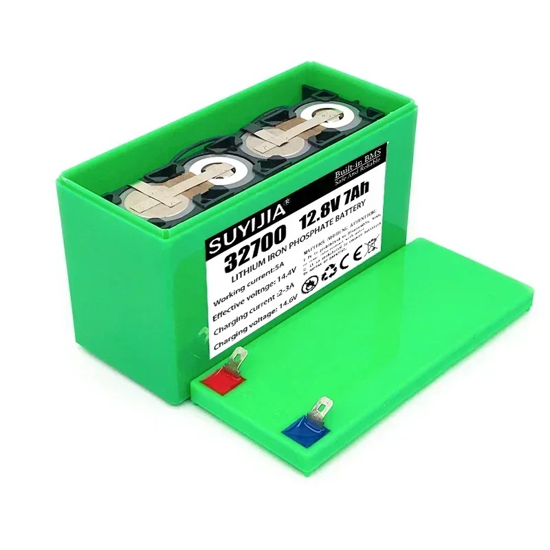 New 4S1P 12.8V 7000mAh 32700 Lifepo4 Battery Pack for Electric Boats and Uninterruptible Power Supplies with 4S 40A Balanced BMS