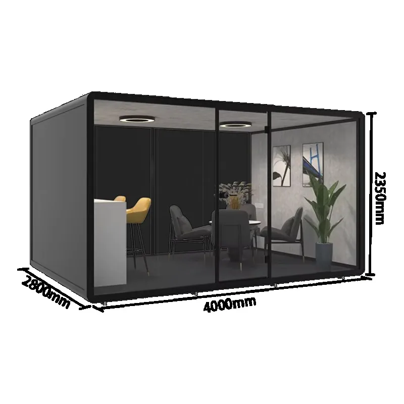 Custom Made Modern Aluminum Private Office Work Pods Phone Booths Silent Portable AcousticOffice Pod Recording Booth