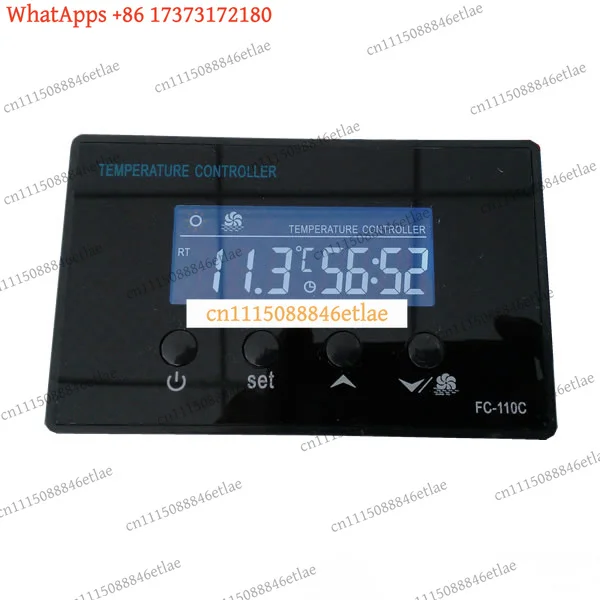 FC-110C Digital Temperature Controller 230V 10A with Countdown Timer for Sauna Foot Spa, Replacement Parts