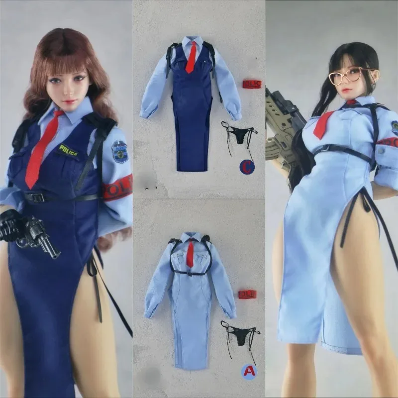 【Кастомизация】CUKE TOYS: Сексуальная униформа полицейского-женщины в масштабе 1/6, одежда для косплея, подходит для 12-дюймовых фигурок VCD03.