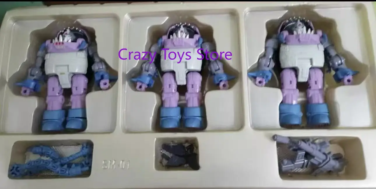 En Stock SM01 SM-01 17cm versión agrandada Sharkticon Shark Squad SS86 conjunto de 3 piezas figura de acción juguete Robot coleccionable