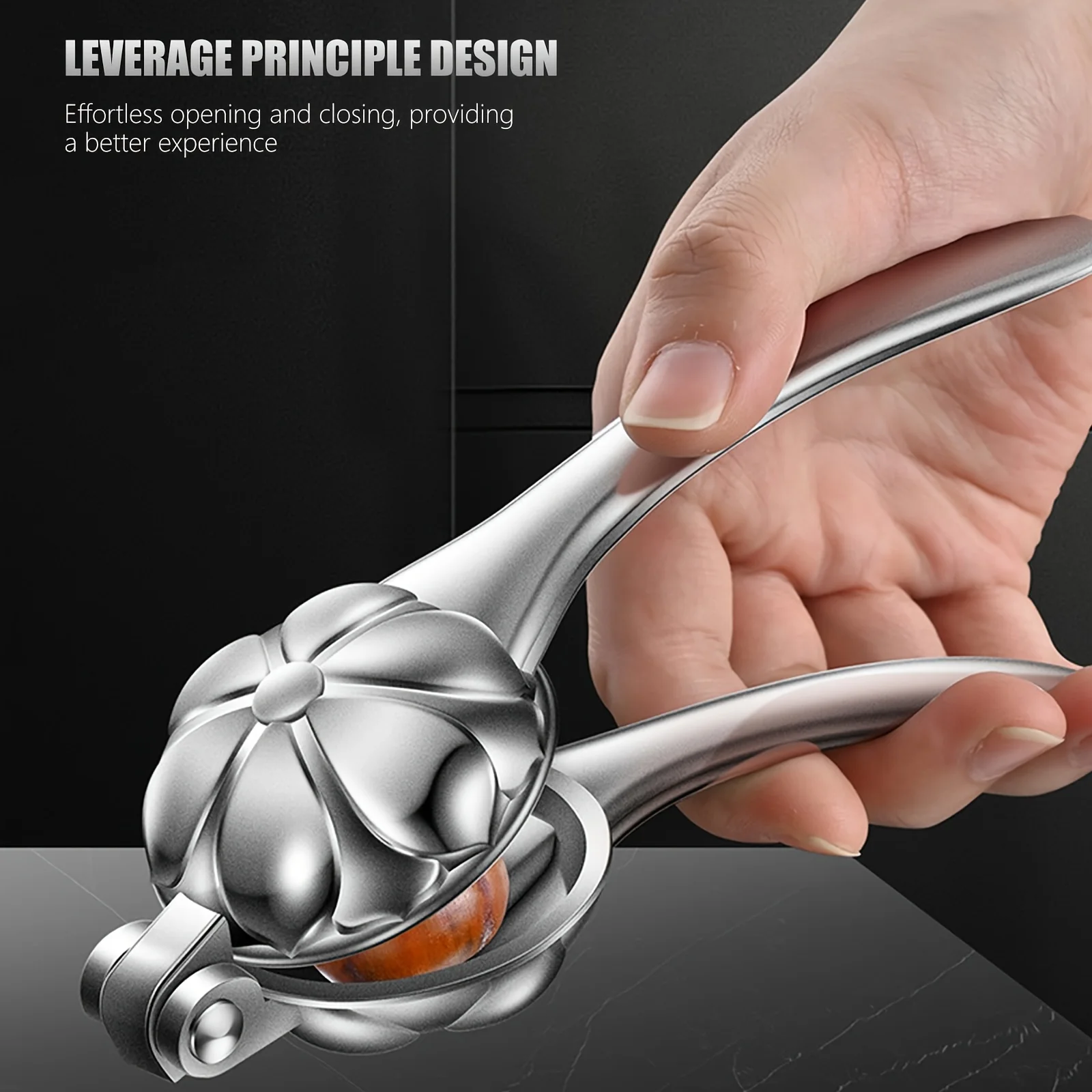 آلة فتاحة الكستناء الفولاذ المقاوم للصدأ مشبك سريع الجوز كماشة الكستناء غمد القاطع الجوز المفرقع المقشر أداة المطبخ #5