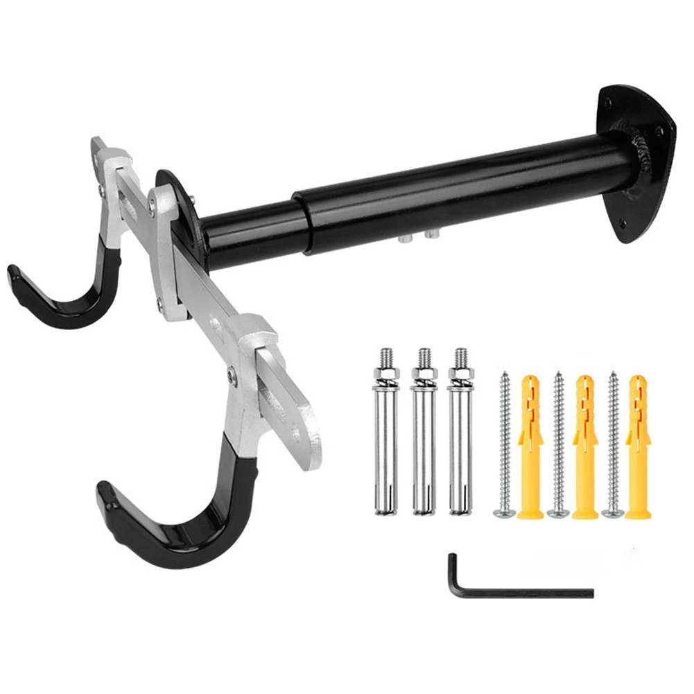 

50KGS Capacity Bicycle Wall Rack . Alloy Bike Support Mount Hanger for Indoor Storage Service with Quality Screws