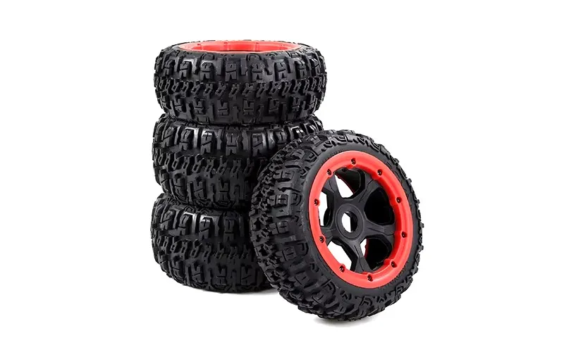 High-performance strong abrasion resistance grip off-road wheel assembly for 1/5 ROVAN ROFUN HPI BAJA 5B