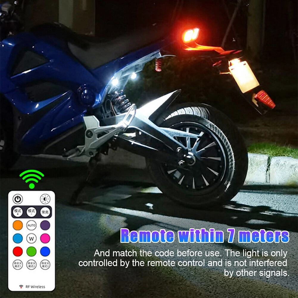 

RGB Led Aircraft Strobe Lights Motorcycle Lights LED Flash Position Wireless Light Aircraft Airplane Helicopter-Warning Lights