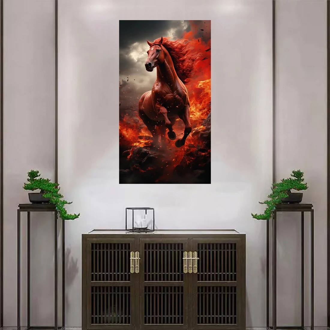Three Ratels ZC1320 riding horse Colored Unicorn Art  Wall Stickers for home Decoration Self Adhesive