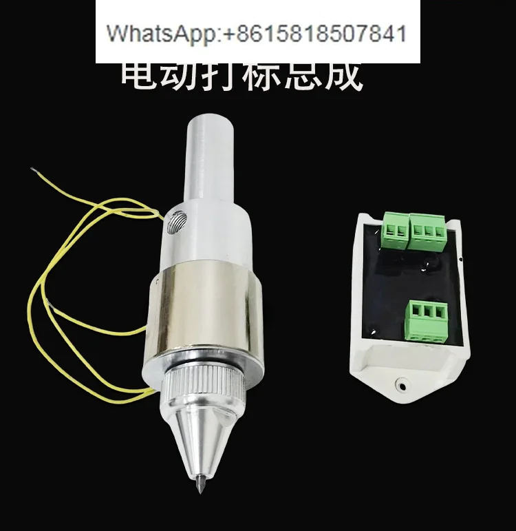 Pneumatic marking to electric marking assembly Engraving machine to electric marking lettering assembly