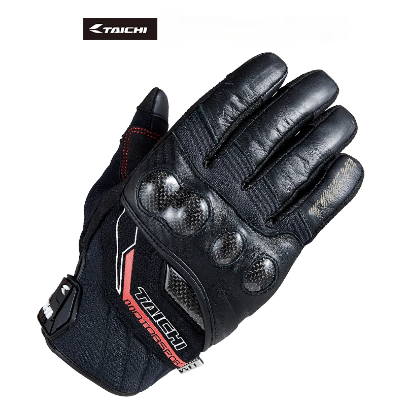 RS TAICHI Motorcycle Riding Gloves Touch Screen Warm Waterproof Breathable Four Seasons Locomotive Racing Winter