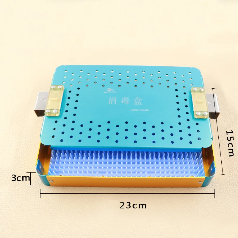 Scatola sterilizzante per strumenti chirurgici in lega di alluminio media strumenti e strumenti cosmetici scatola sterilizzante medica