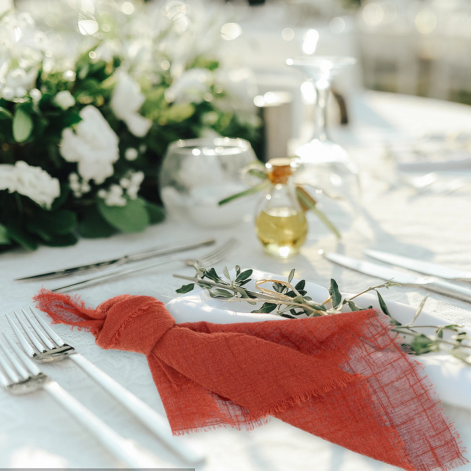 

Square 42x42cm Cotton Napkins Fabric Dinner Serviette Reusable Washable Wedding Party Table Decorations Mouth Cloth
