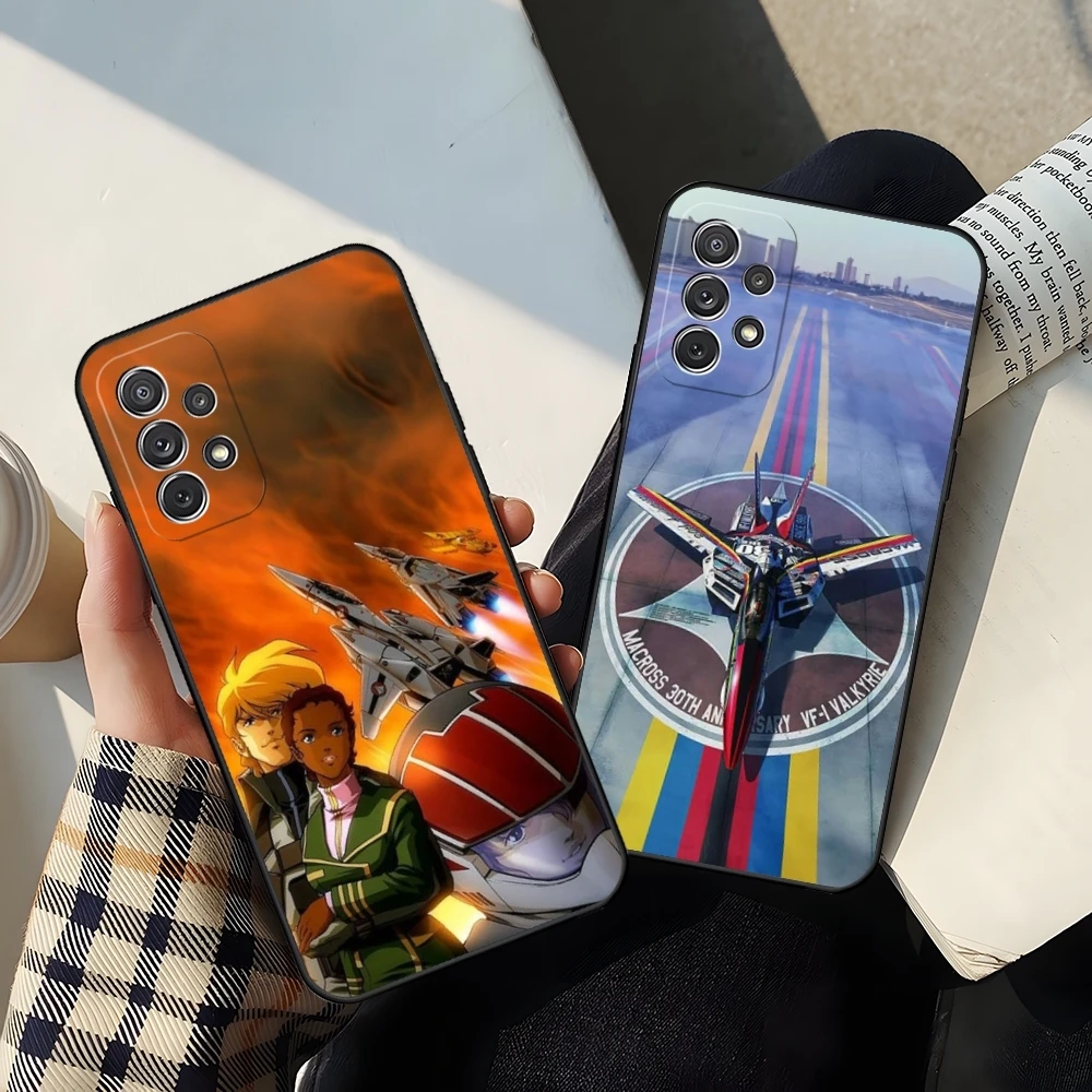 Funda de teléfono R-Robotech Macross para Samsung Galaxy S26 S25 S24 S23 S22 S21 S20 Edge FE Pro Plus Ultra