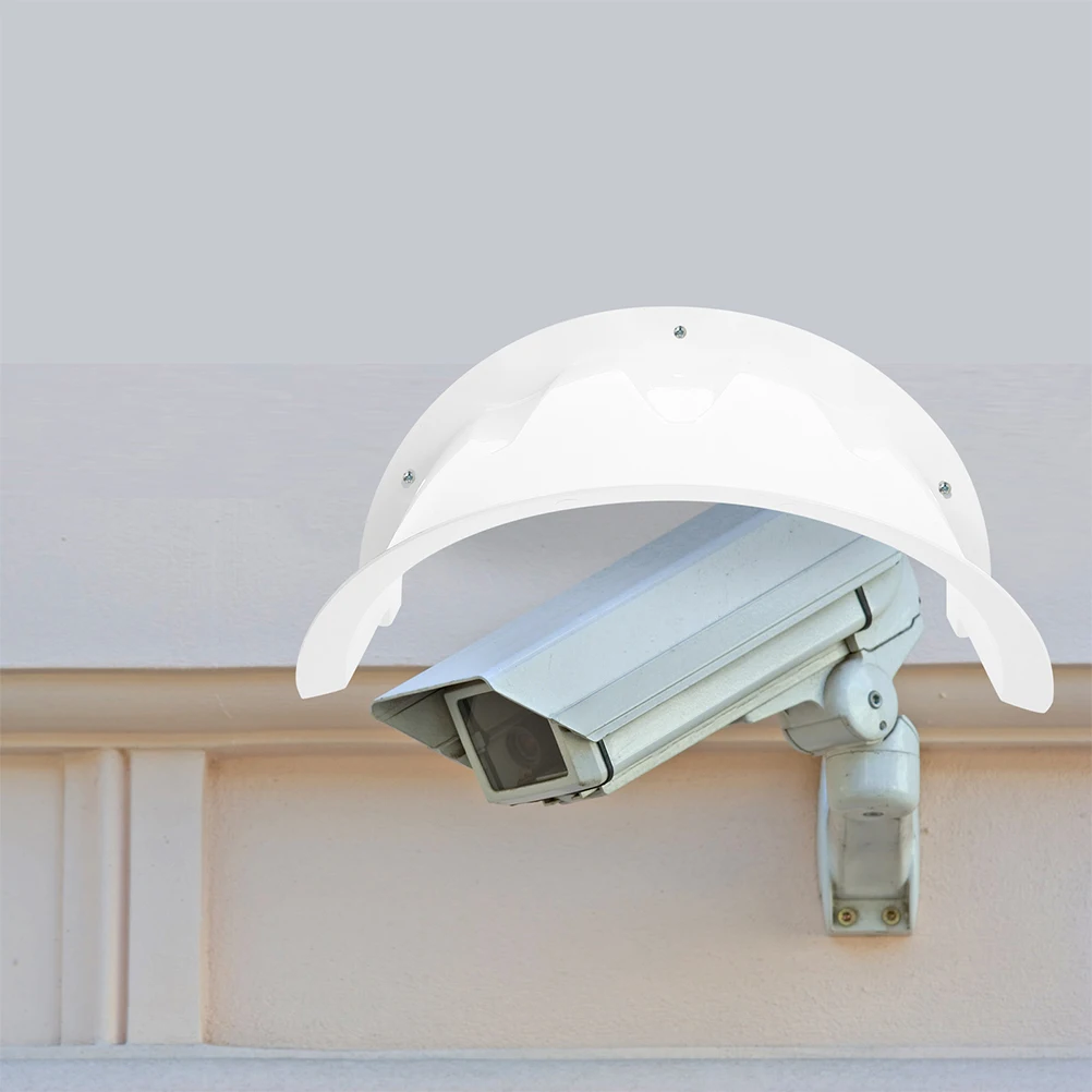 

3pcs Roof Weatherproof Outdoor Wall Rain Cover Plastic Protective Shade For Security Camera Use Rain Protector For Camera