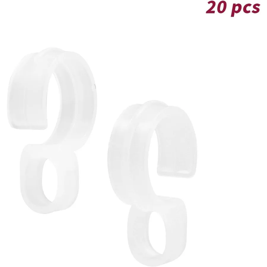 20 قطعة شماعات مقاومة للرياح هوك المضادة للانزلاق شماعات الملابس من تجفيف الرف يندبروف هوك شماعات مشبك لتجفيف الرف قضيب خزانة