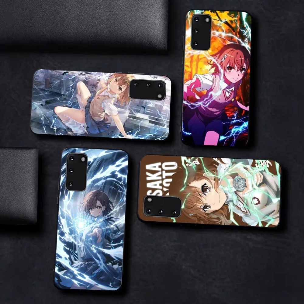 Anime M-Misaka Mikoto Cute Phone Case For Samsung S 9 10 20 21 22 23 30 23 24 Plus Lite Ultra FE S10lite Fundas