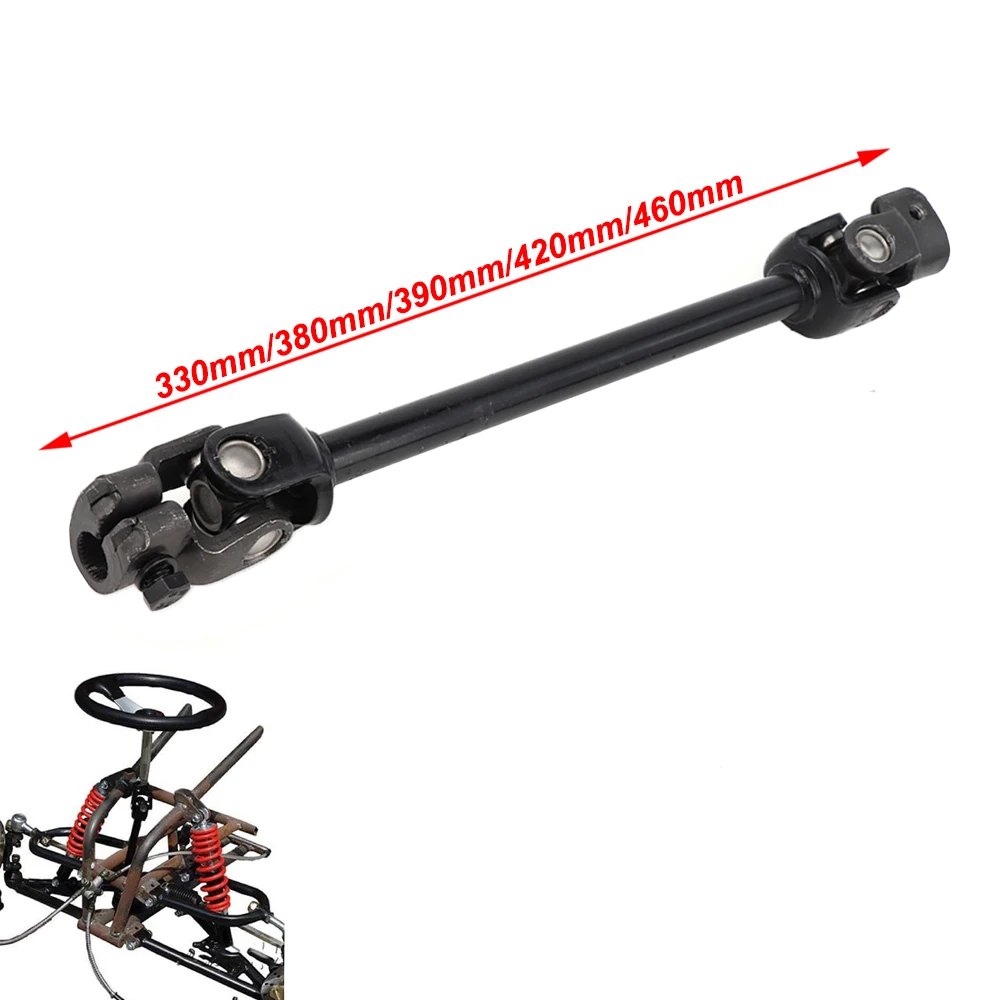 

1pc 330/380/390/420/460mm 30T power steering gear shaft gear suitable for DIY GO KART ATV ​​BUGGY golf cart Quad bicycle parts