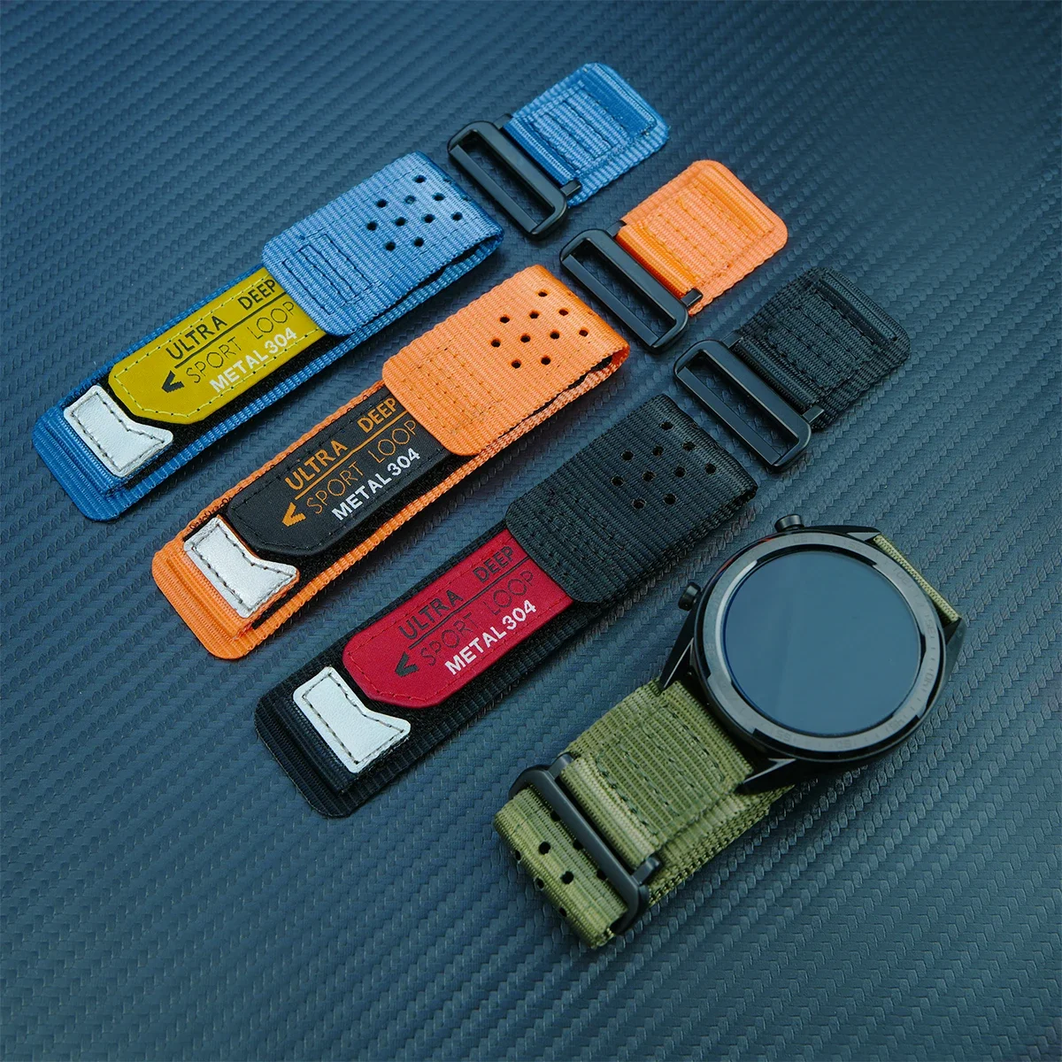20mm 22mm Sports Nylon Strap for Samsung Galaxy Watch 7 6 5 4 44mm 40mm Band Breathe Bracelet for Huawei Watch GT4/3 4 3Pro Band