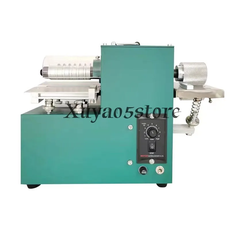 Leather cutting machine Belt slitting non-woven circular knife Velcro single head electric cutting machine