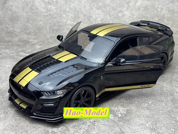 Solido 1/18 For Ford SHELBY GT500-H 2023 Alloy Diecast Model Car Boys Toys Kids Gifts Hobby Display Ornaments Collection Black