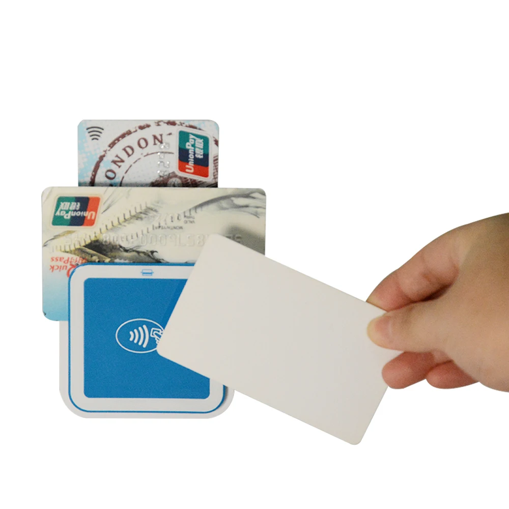 RFID Bluetooth Smart Card Reader Writer IC Chip MSR Kartenleser für Windows Android IOS E-Bank Zahlung I9