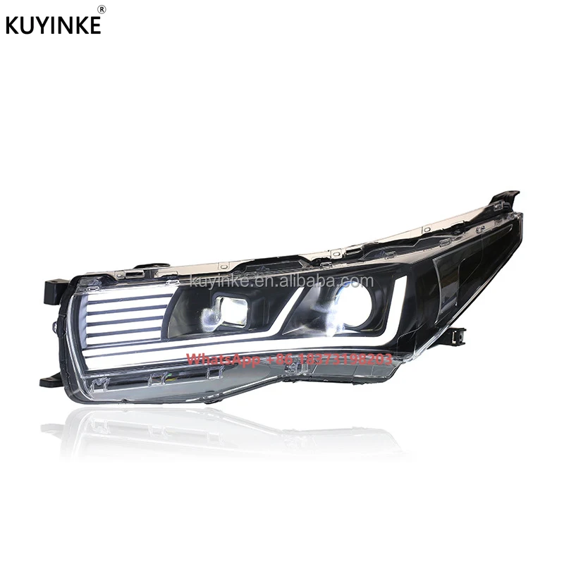 LED Headlights Assembly Modified Led Running Lights Running Turn Signal Brake Lights Fog Lights for Corolla 2014-2016