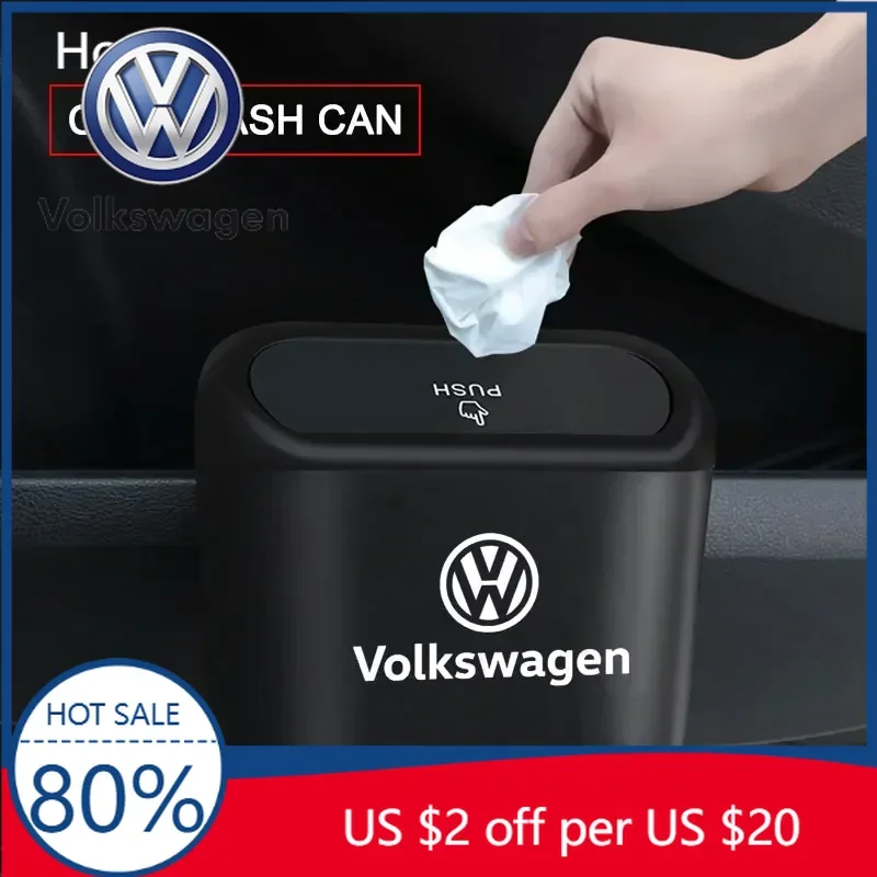 

Многофункциональный органайзер-корзина для мусора в автомобиль для Volkswagen VW Golf 4 R Rline Caddy Tiguan