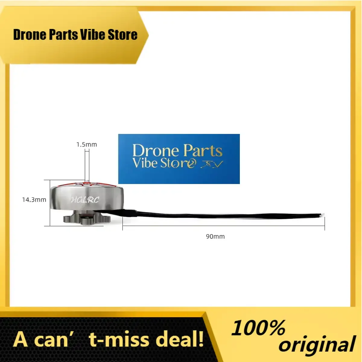 DroneP4PCS HGLRC SPECTER 2004 1800KV Brushless Motor 4-6S For FPV Freestyle Cinewhoop Toothpick Drones DIY Parts